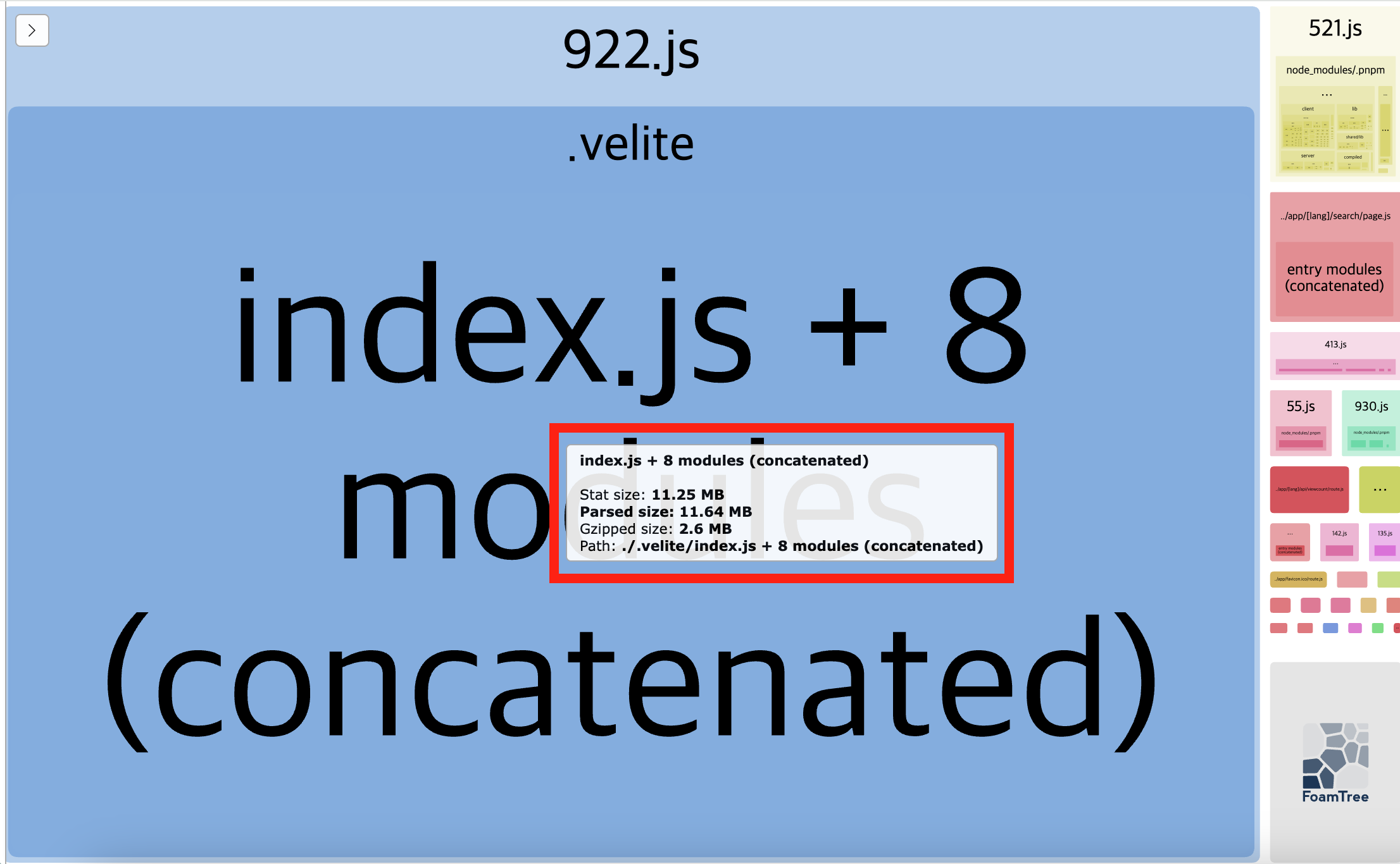 줄어든 번들 사이즈